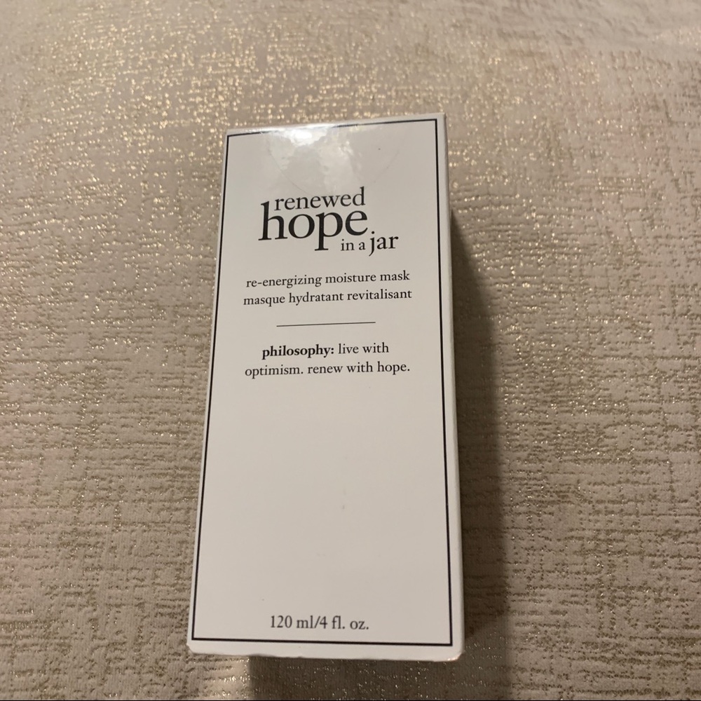 Renewed hope in a jar moisture mask